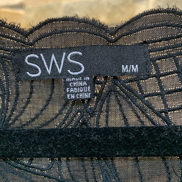 Sws, black midi dress M - Picture 4 of 4